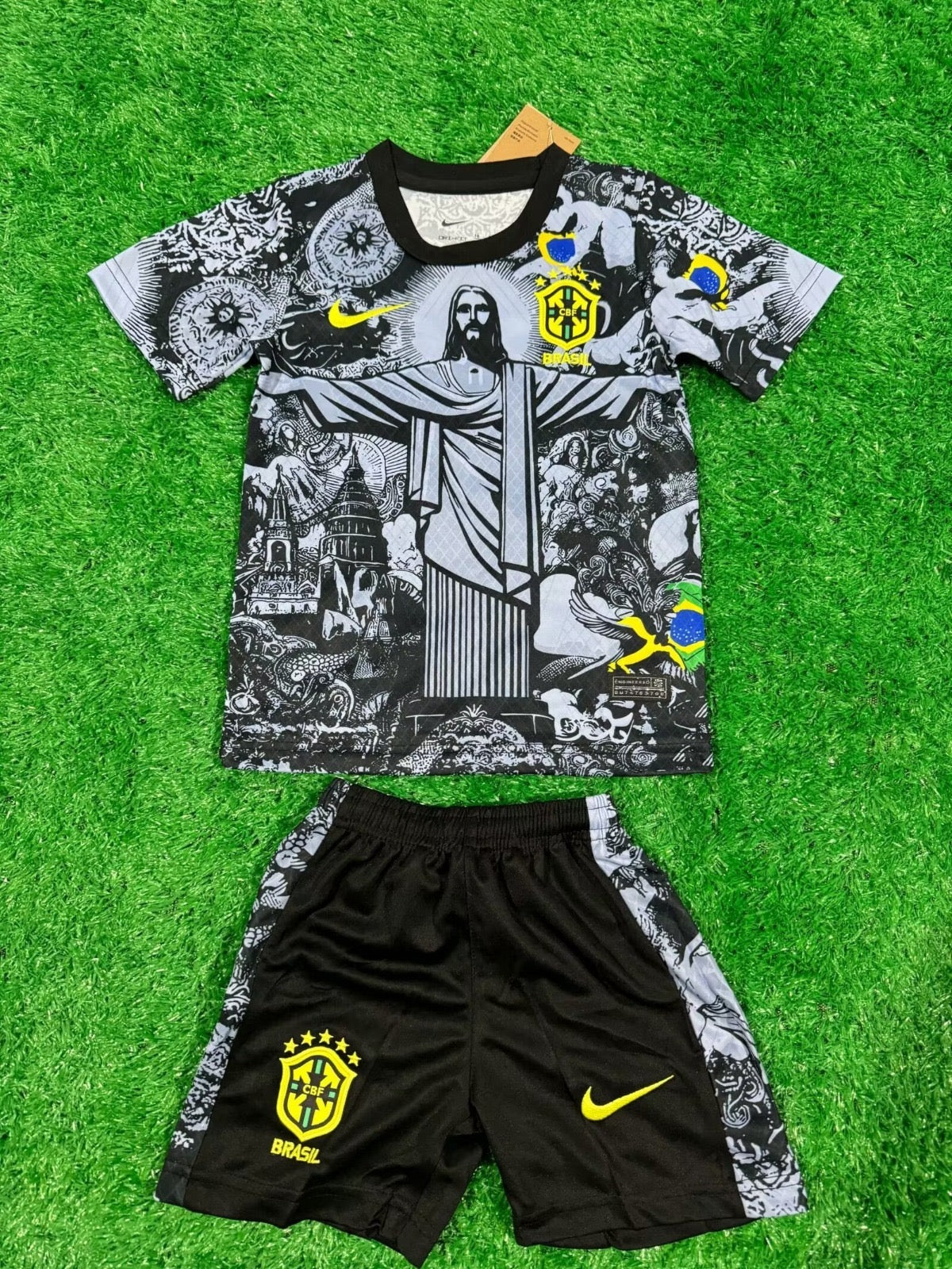 24/25 Brazil Black Special Kids Set