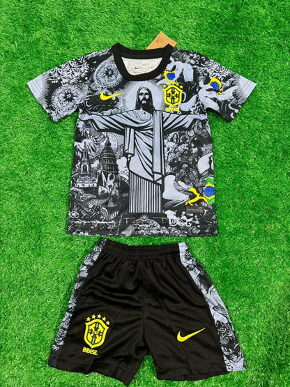 24/25 Brazil Black Special Kids Set