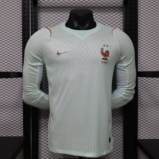 2026 France Away Player Version Long Sleeve Jersey