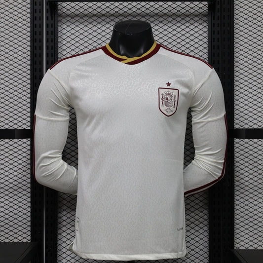 2026 Spain Away Player Version Long Sleeve Jersey