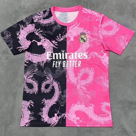 25/26 Real Madrid Special style dragon Pink Jersey