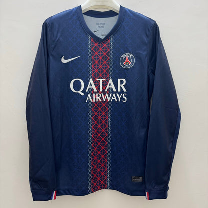 25/26 PSG Home Long Sleeve Jersey