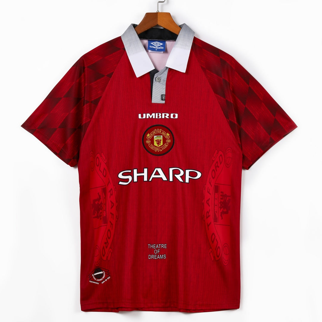 1996-1997 Manchester Home Retro Jersey